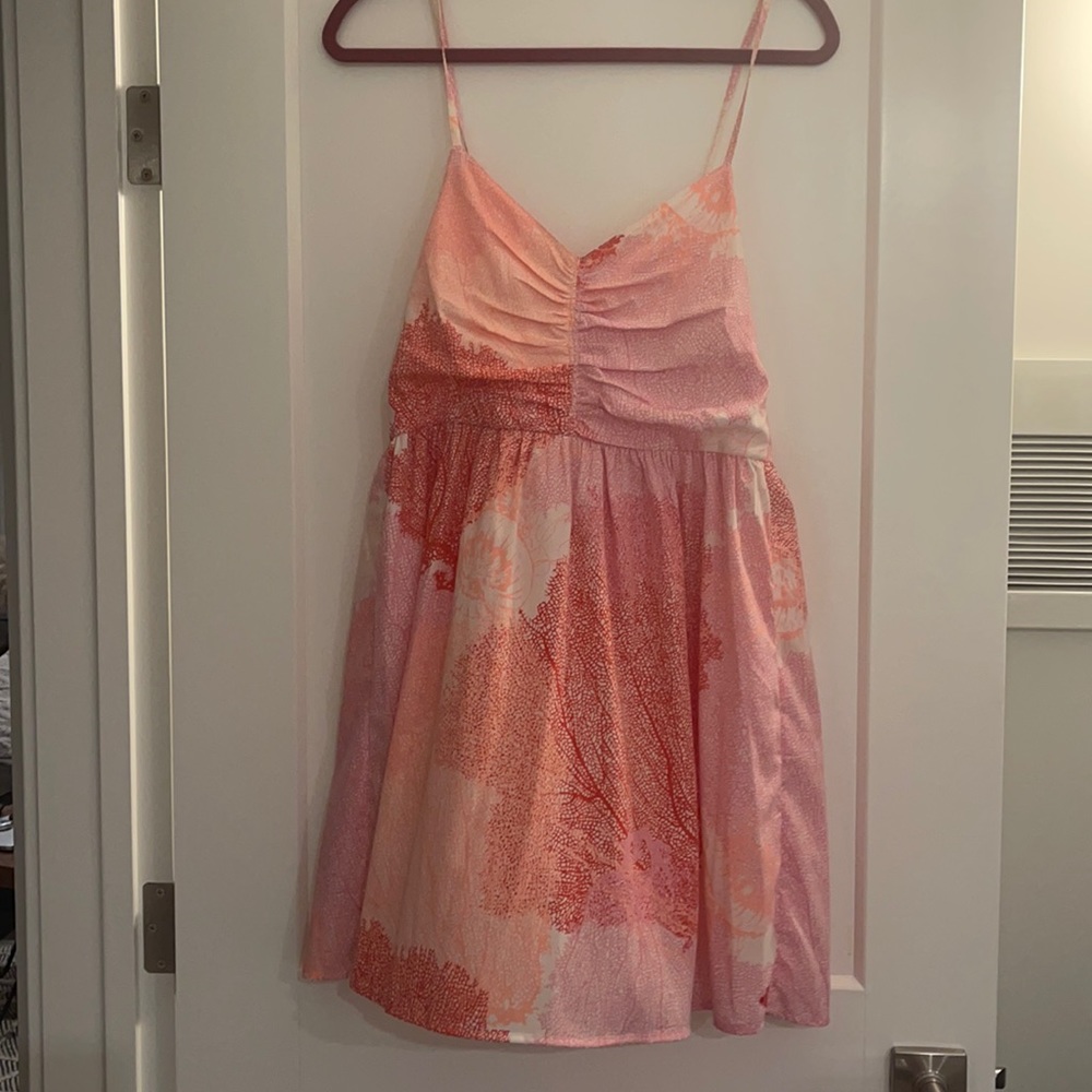 Roxy flower print spaghetti strap dress